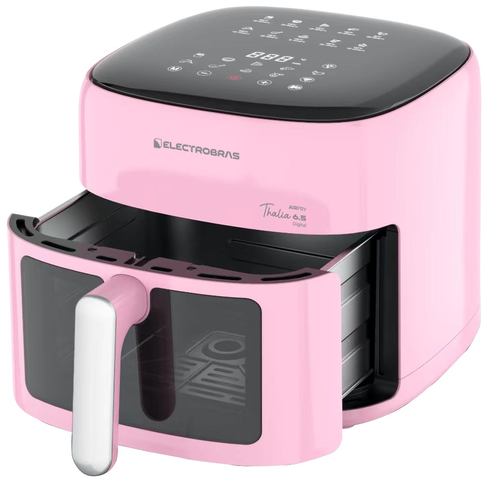 AIRFRYER ELECTROBRAS 6,5 DIGITAL ROSA