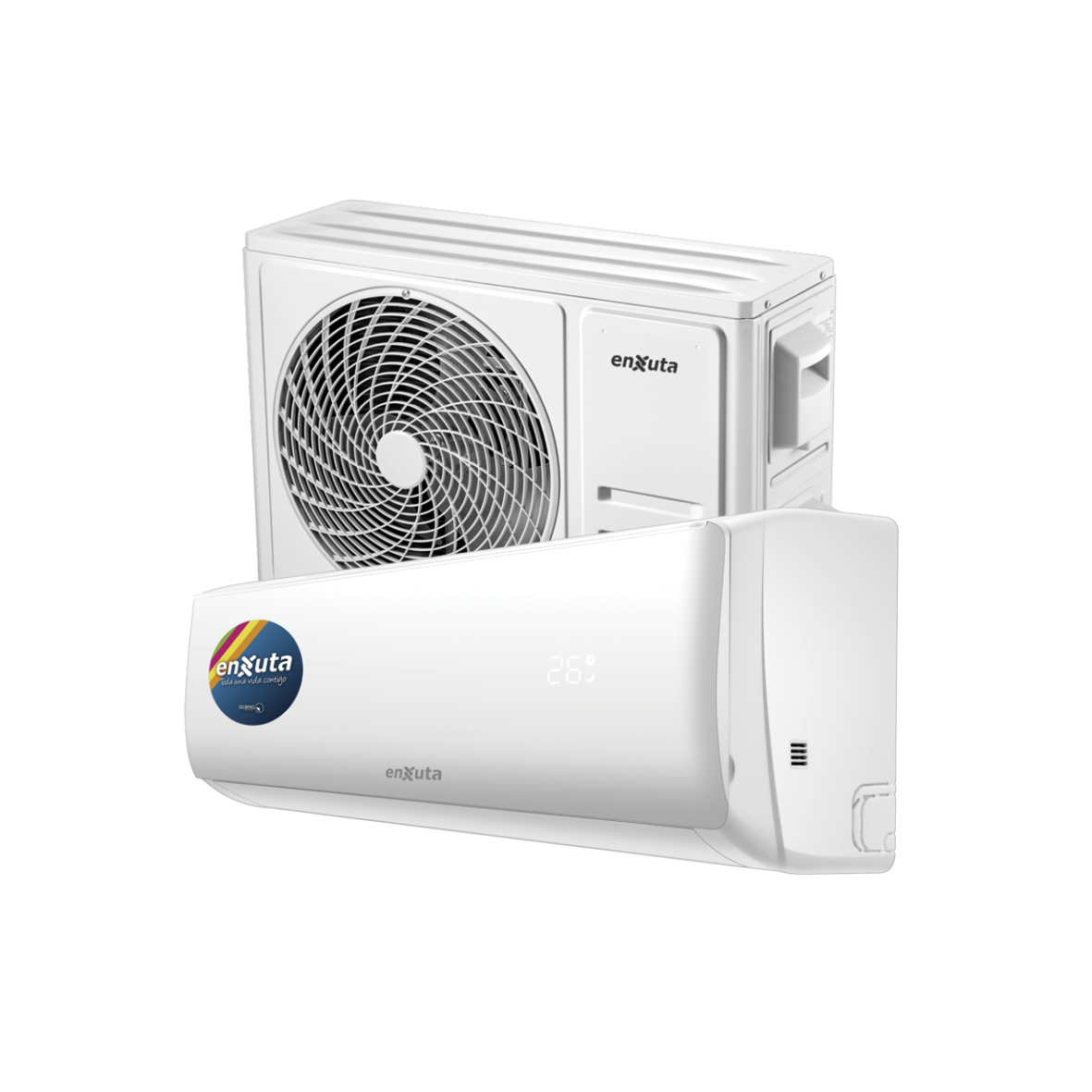 AIRE ACONDICIONADO ENXUTA 12000BTU SPLIT FRIOCALOR